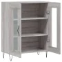 Aparador de madera de ingeniería gris Sonoma 69,5x34x90 cm de , Aparadores - Ref: Foro24-827786, Precio: 86,20 €, Descuento: %