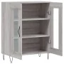Engineered wood sideboard in Sonoma grey 69.5x34x90 cm by , Sideboards - Ref: Foro24-827786, Price: 86,21 €, Discount: %