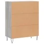 Engineered wood sideboard in Sonoma grey 69.5x34x90 cm by , Sideboards - Ref: Foro24-827786, Price: 86,21 €, Discount: %