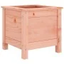 Solid Douglas fir wood planter 40x40x39 cm by , Pots and planters - Ref: Foro24-825252, Price: 54,07 €, Discount: %