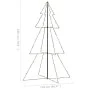 Árbol de Navidad 240 luces LED interior y exterior 118x180 cm de , Arboles de navidad - Ref: Foro24-328581, Precio: 58,90 €, ...