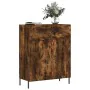 Rauchiger Eichenfurnier-Holzschrank 69,5x34x90 cm von , Sideboards - Ref: Foro24-827993, Preis: 94,33 €, Rabatt: %