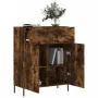 Smoked oak engineered wood sideboard 69.5x34x90 cm by , Sideboards - Ref: Foro24-827993, Price: 93,18 €, Discount: %