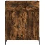 Smoked oak engineered wood sideboard 69.5x34x90 cm by , Sideboards - Ref: Foro24-827993, Price: 93,18 €, Discount: %