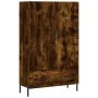 Tall smoked oak engineered wood sideboard 69.5x31x115 cm by , Sideboards - Ref: Foro24-828249, Price: 78,58 €, Discount: %