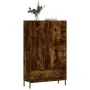 Tall smoked oak engineered wood sideboard 69.5x31x115 cm by , Sideboards - Ref: Foro24-828249, Price: 78,58 €, Discount: %