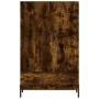 Tall smoked oak engineered wood sideboard 69.5x31x115 cm by , Sideboards - Ref: Foro24-828249, Price: 78,58 €, Discount: %