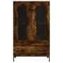 Tall smoked oak engineered wood sideboard 69.5x31x115 cm by , Sideboards - Ref: Foro24-828305, Price: 89,92 €, Discount: %