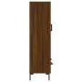 Tall engineered wood sideboard in brown oak 69.5x31x115 cm by , Sideboards - Ref: Foro24-828307, Price: 92,75 €, Discount: %