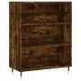 Estantería madera de ingeniería roble ahumado 69,5x32,5x90 cm de , Librerías y estanterías - Ref: Foro24-828345, Precio: 54,7...