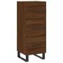 Engineered wood brown oak sideboard 34.5x34x90 cm by , Sideboards - Ref: Foro24-828635, Price: 77,60 €, Discount: %