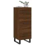 Engineered wood brown oak sideboard 34.5x34x90 cm by , Sideboards - Ref: Foro24-828635, Price: 77,60 €, Discount: %
