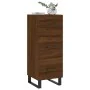 Ingenieurholz-Sideboard in Eichenbraun 34,5x34x90 cm von , Sideboards - Ref: Foro24-828635, Preis: 77,60 €, Rabatt: %