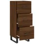 Aparador madera de ingeniería marrón roble 34,5x34x90 cm de , Aparadores - Ref: Foro24-828635, Precio: 77,60 €, Descuento: %