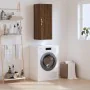 Brown oak wall cabinet 34.5x34x90 cm by , Sideboards - Ref: Foro24-828843, Price: 47,66 €, Discount: %