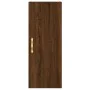 Brown oak wall cabinet 34.5x34x90 cm by , Sideboards - Ref: Foro24-828843, Price: 47,66 €, Discount: %