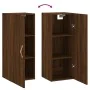 Brown oak wall cabinet 34.5x34x90 cm by , Sideboards - Ref: Foro24-828843, Price: 47,66 €, Discount: %