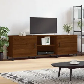 TV-Möbel aus braunem Eichenfurnierholz, 150x30x50 cm. von , TV-Möbel - Ref: Foro24-829123, Preis: 113,86 €, Rabatt: %