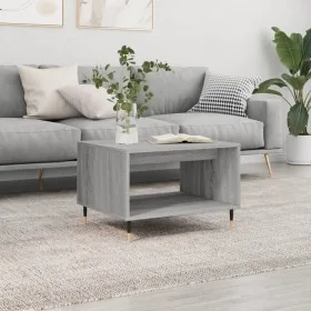 Engineered wood Sonoma gray coffee table 60x50x40 cm by , Coffee table - Ref: Foro24-829250, Price: 43,97 €, Discount: %