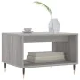 Mesa de centro madera de ingeniería gris Sonoma 60x50x40 cm de , Mesas de centro - Ref: Foro24-829250, Precio: 43,96 €, Descu...
