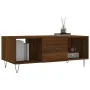 Kaffeetisch aus braunem Eichenfurnierholz 102x50x40 cm von , Couchtisch - Ref: Foro24-829299, Preis: 64,23 €, Rabatt: %