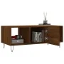 Kaffeetisch aus braunem Eichenfurnierholz 102x50x40 cm von , Couchtisch - Ref: Foro24-829299, Preis: 64,23 €, Rabatt: %