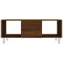 Kaffeetisch aus braunem Eichenfurnierholz 102x50x40 cm von , Couchtisch - Ref: Foro24-829299, Preis: 64,23 €, Rabatt: %