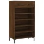 Engineered wood shoe rack in brown oak, 60x35x105 cm. by , Closets and storage - Ref: Foro24-829619, Price: 78,93 €, Discount: %