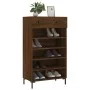 Engineered wood shoe rack in brown oak, 60x35x105 cm. by , Closets and storage - Ref: Foro24-829619, Price: 78,93 €, Discount: %