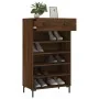 Engineered wood shoe rack in brown oak, 60x35x105 cm. by , Closets and storage - Ref: Foro24-829619, Price: 78,93 €, Discount: %