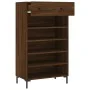 Engineered wood shoe rack in brown oak, 60x35x105 cm. by , Closets and storage - Ref: Foro24-829619, Price: 78,93 €, Discount: %