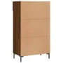 Engineered wood shoe rack in brown oak, 60x35x105 cm. by , Closets and storage - Ref: Foro24-829619, Price: 78,93 €, Discount: %