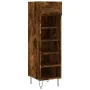 Engineered wood smoked oak shoemaker 30x35x105 cm by , Closets and storage - Ref: Foro24-829673, Price: 44,03 €, Discount: %