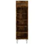 Engineered wood smoked oak shoemaker 30x35x105 cm by , Closets and storage - Ref: Foro24-829673, Price: 44,03 €, Discount: %