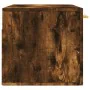 Armario de pared madera ingeniería roble ahumado 80x36,5x35 cm de , Taquillas y armarios de almacenamiento - Ref: Foro24-8300...