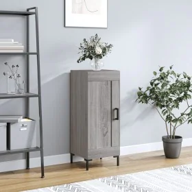 Ingenieurholz-Sideboard in Sonoma-Grau 34,5x34x90 cm von , Sideboards - Ref: Foro24-830450, Preis: 67,55 €, Rabatt: %