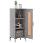 Ingenieurholz-Sideboard in Sonoma-Grau 34,5x34x90 cm von , Sideboards - Ref: Foro24-830450, Preis: 67,55 €, Rabatt: %