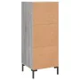 Engineered wood gray Sonoma sideboard 34.5x34x90 cm by , Sideboards - Ref: Foro24-830450, Price: 67,55 €, Discount: %