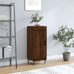 Engineered wood brown oak sideboard 34.5x34x90 cm by , Sideboards - Ref: Foro24-830467, Price: 69,56 €, Discount: %