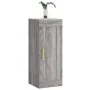 Armario de pared madera de ingeniería gris Sonoma 34,5x34x90 cm de , Aparadores - Ref: Foro24-830490, Precio: 49,44 €, Descue...