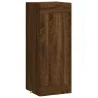 Engineered wood brown oak wall cabinet 34.5x34x90 cm by , Sideboards - Ref: Foro24-830515, Price: 54,63 €, Discount: %