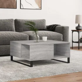 Graue Sonoma-Sperrholz-Couchtisch 80x80x36,5 cm von , Couchtisch - Ref: Foro24-830794, Preis: 85,03 €, Rabatt: %