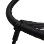 Sillas de jardín 2 unidades ratán de PVC negro de , Sillas de jardín - Ref: Foro24-48566, Precio: 201,92 €, Descuento: %