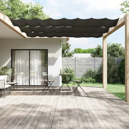 Vertical awning in anthracite gray, 100x600 cm, Oxford fabric. by , Umbrellas - Ref: Foro24-148209, Price: 31,91 €, Discount: %