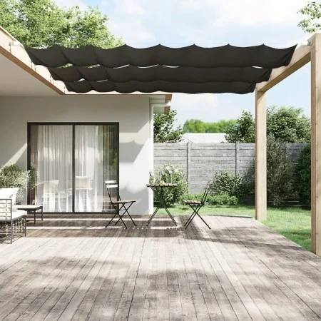 Vertikale Markise in Anthrazitgrau, 100x600 cm, Oxford-Gewebe. von , Sonnenschirme - Ref: Foro24-148209, Preis: 31,91 €, Raba...