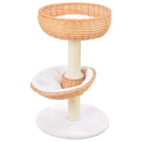 Kratzbaum für Katzen mit Sisalstange aus natürlichem Weidenholz. von , Katzenmöbel - Ref: Foro24-170723, Preis: 58,81 €, Raba...