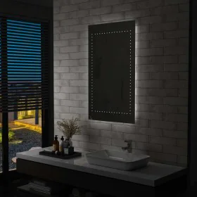 LED bathroom wall mirror 60x100 cm by , Mirrors - Ref: Foro24-144713, Price: 78,13 €, Discount: %