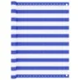 Balkonmarkise aus blauem und weißem HDPE 120x600 cm von , Sonnenschirme - Ref: Foro24-310895, Preis: 28,25 €, Rabatt: %