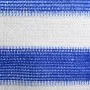 Balkonmarkise aus blauem und weißem HDPE 120x600 cm von , Sonnenschirme - Ref: Foro24-310895, Preis: 28,25 €, Rabatt: %