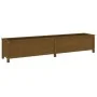 Arriate elevado de jardín madera pino marrón miel 199,5x40x39cm de , Maceteros y jardineras - Ref: Foro24-825271, Precio: 147...